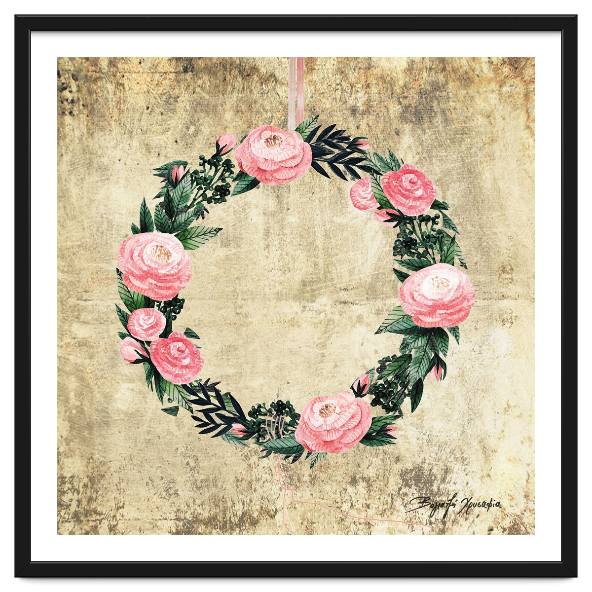 Wreath #Rose Flowers #Royal collection