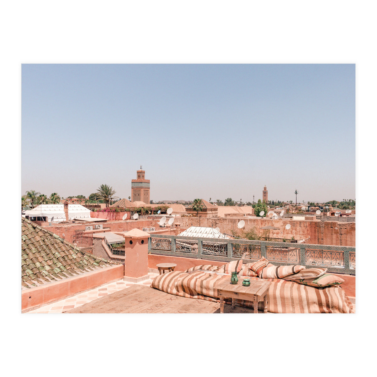 Moroccan Rooftop 3 (Print Only)