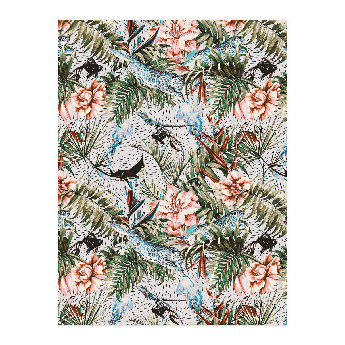 Paradisiacal flora and fauna (Print Only)