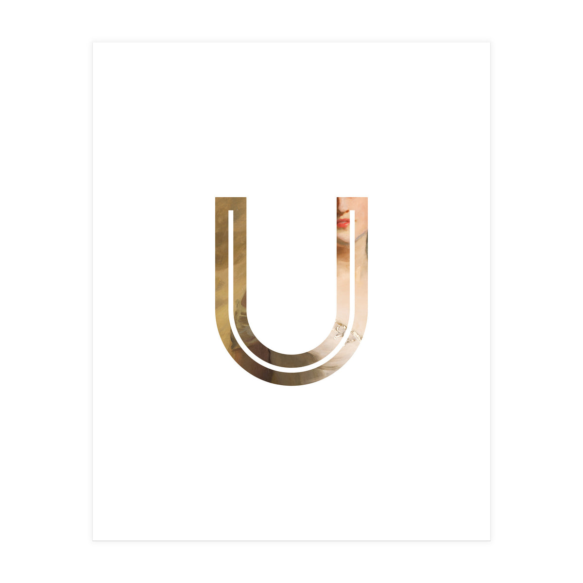 Letter U - (Impress) (Print Only)