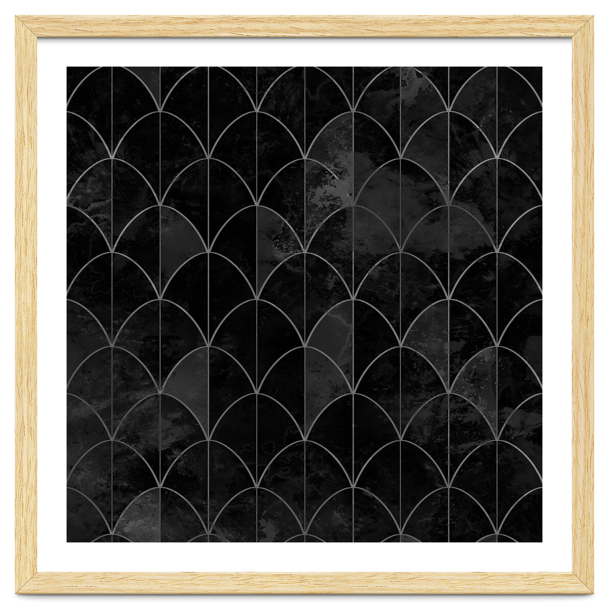 Mermaid scales. Black and white