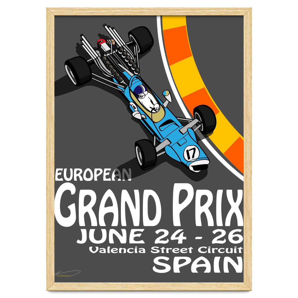 European Grand Prix poster