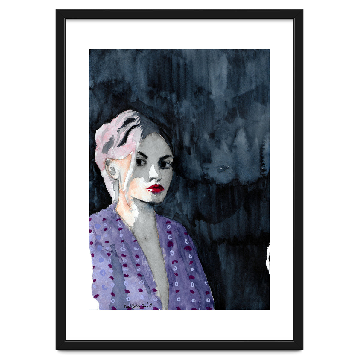 Untitled #25 - Woman in purple