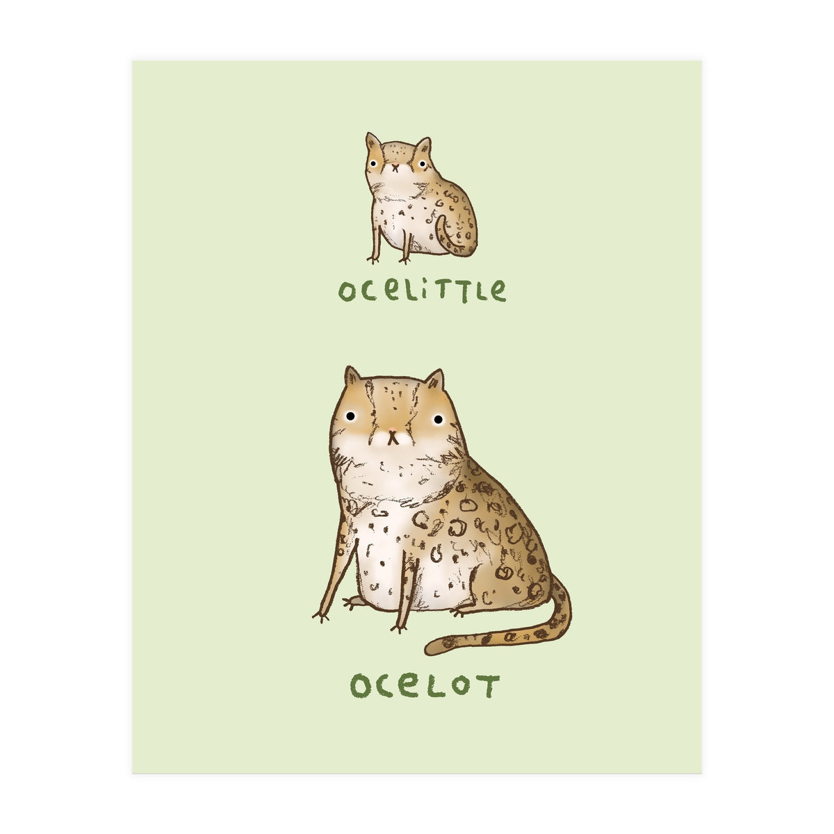 Ocelittle Ocelot (Print Only)