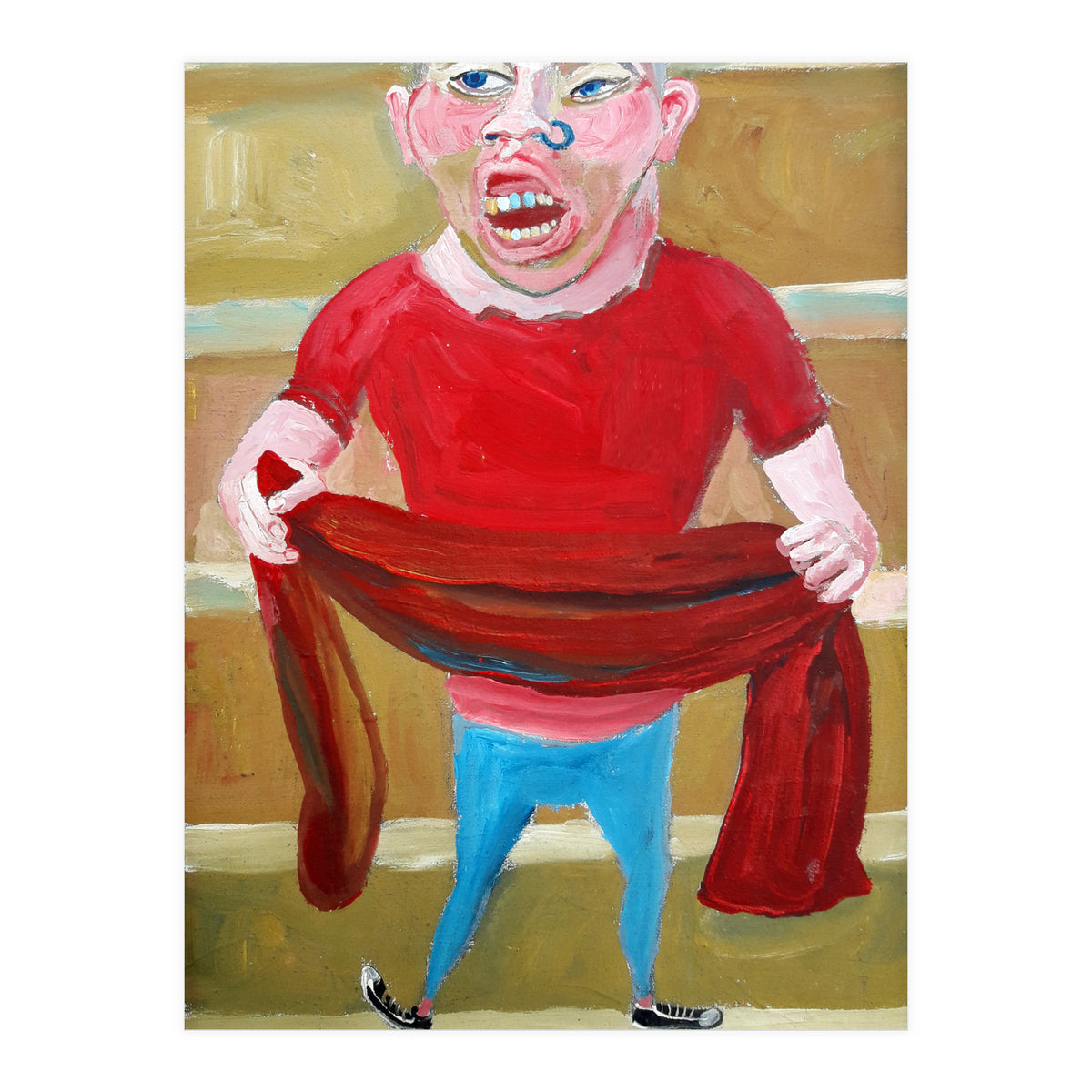 the soccer fan (Print Only)