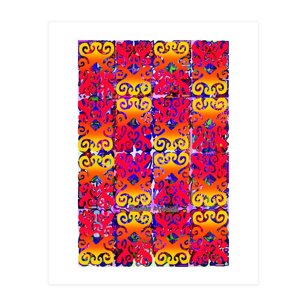 Tapiz Perfiles 2023 16 (Print Only)