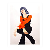 Untitled #60 - Woman in organge and black (Print Only) thumbnail