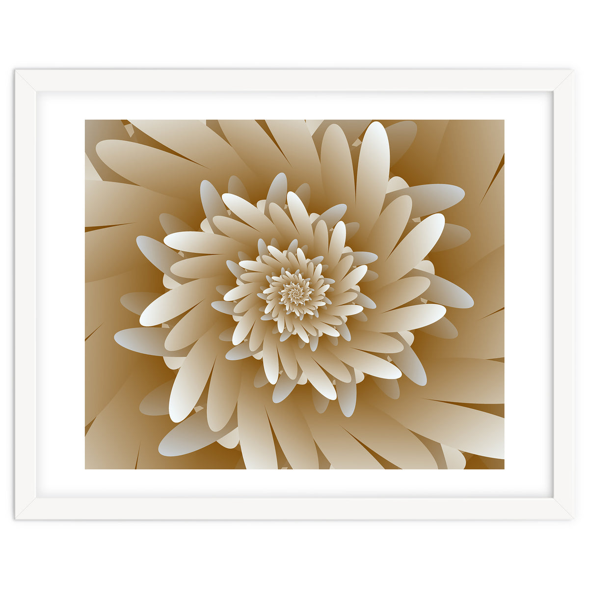 Abstract Digital Floral ART