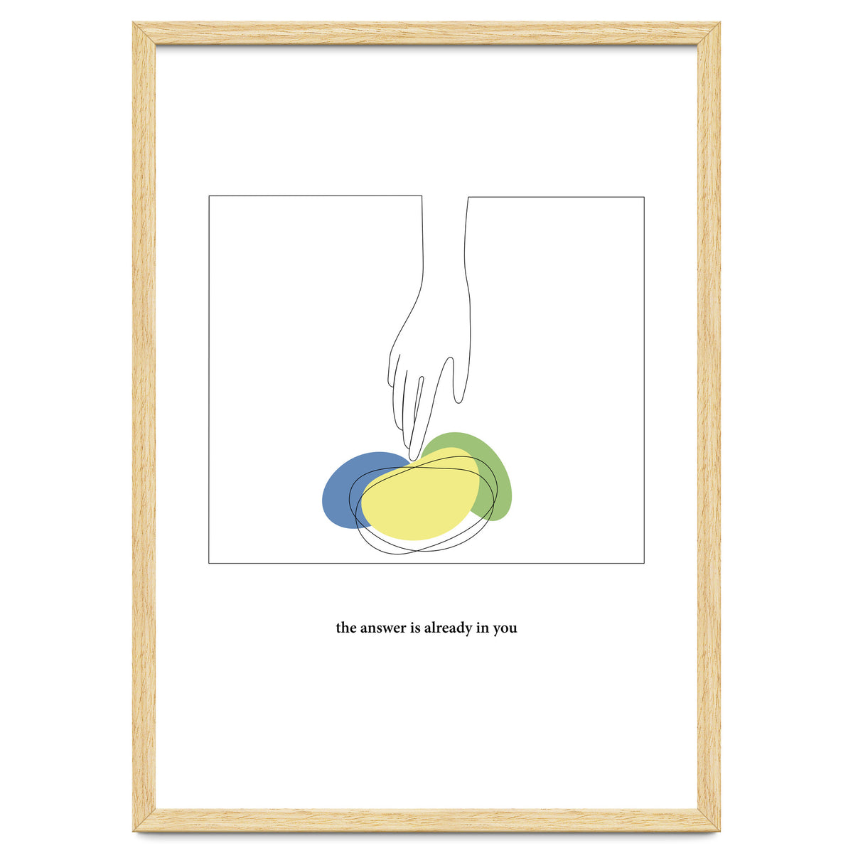 the answer is already in you