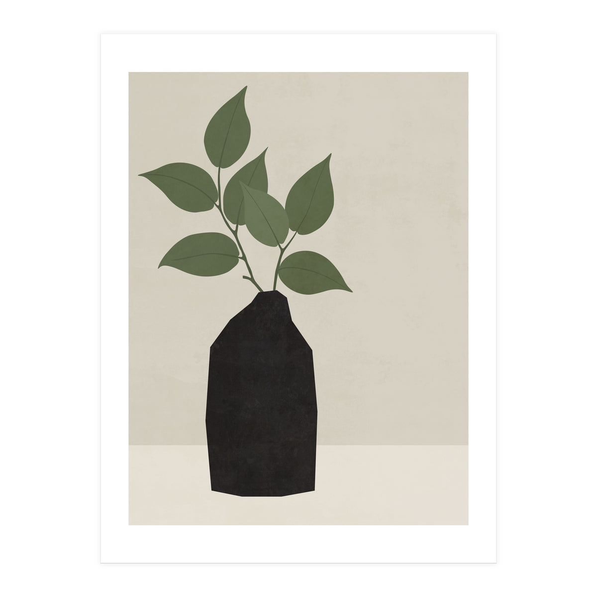 BLACK VASE (Print Only)