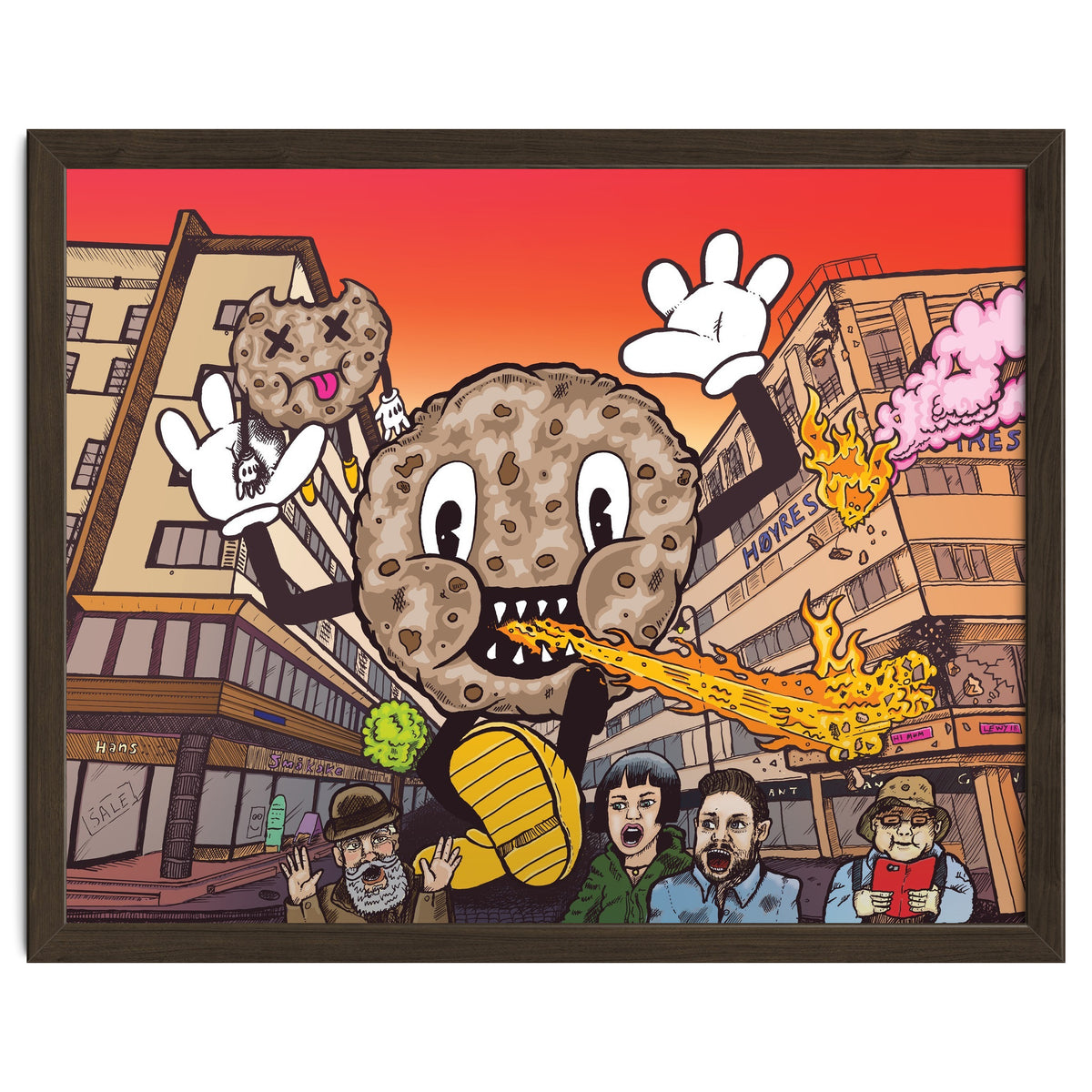 Cookie Monster 12.3% ABV Bourbon Barrel Aged Coconut Chocolate Chip Stout - Amundsen Brewery