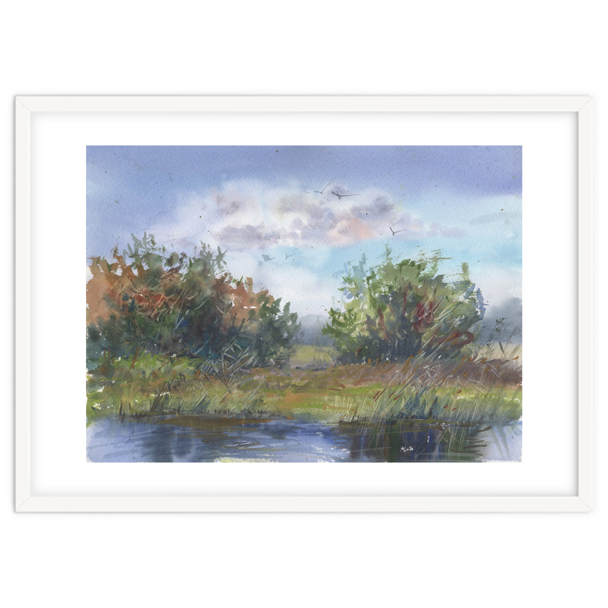 Watercolor Landscape Painting