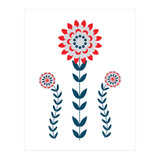 Scandi Folk Flowers  (Print Only) thumbnail