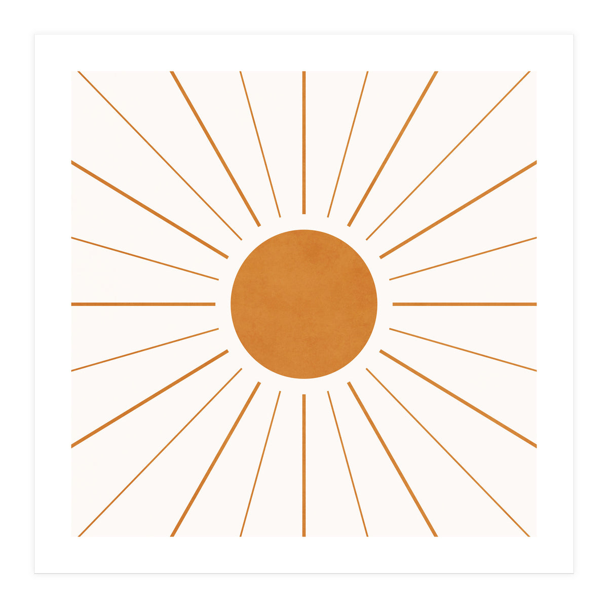 SUN IN LINES (Print Only)