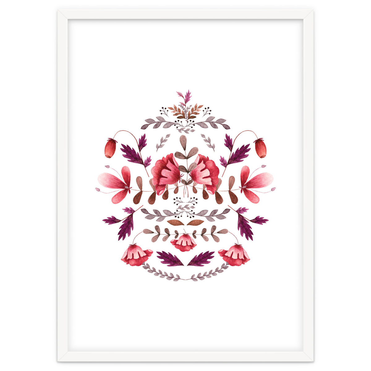 Scandinavian Folk Art Flowers