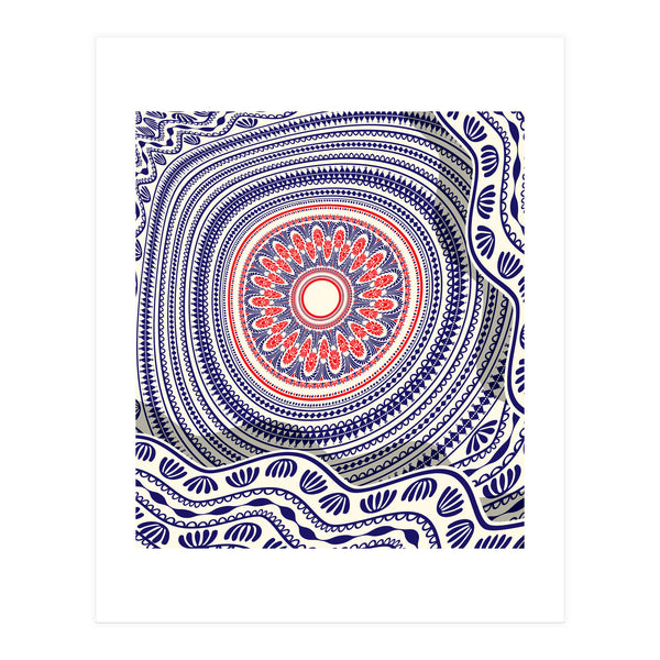 Romanian embroidery background 17 (Print Only)