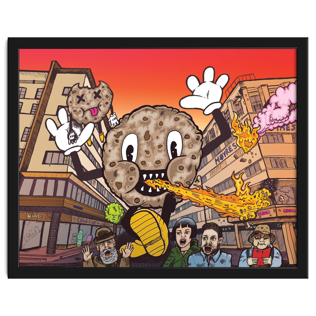 Cookie Monster 12.3% ABV Bourbon Barrel Aged Coconut Chocolate Chip Stout - Amundsen Brewery