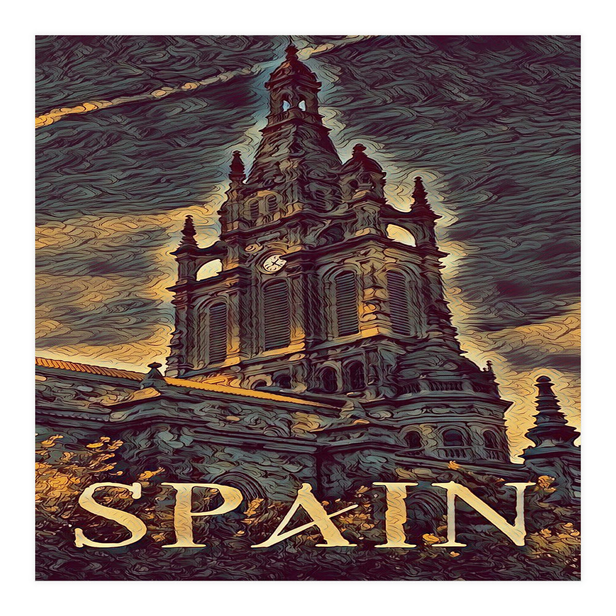 Gothic church in Spain (Print Only)