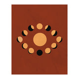 Lunar Eclipse Moon Illustration (Print Only) thumbnail