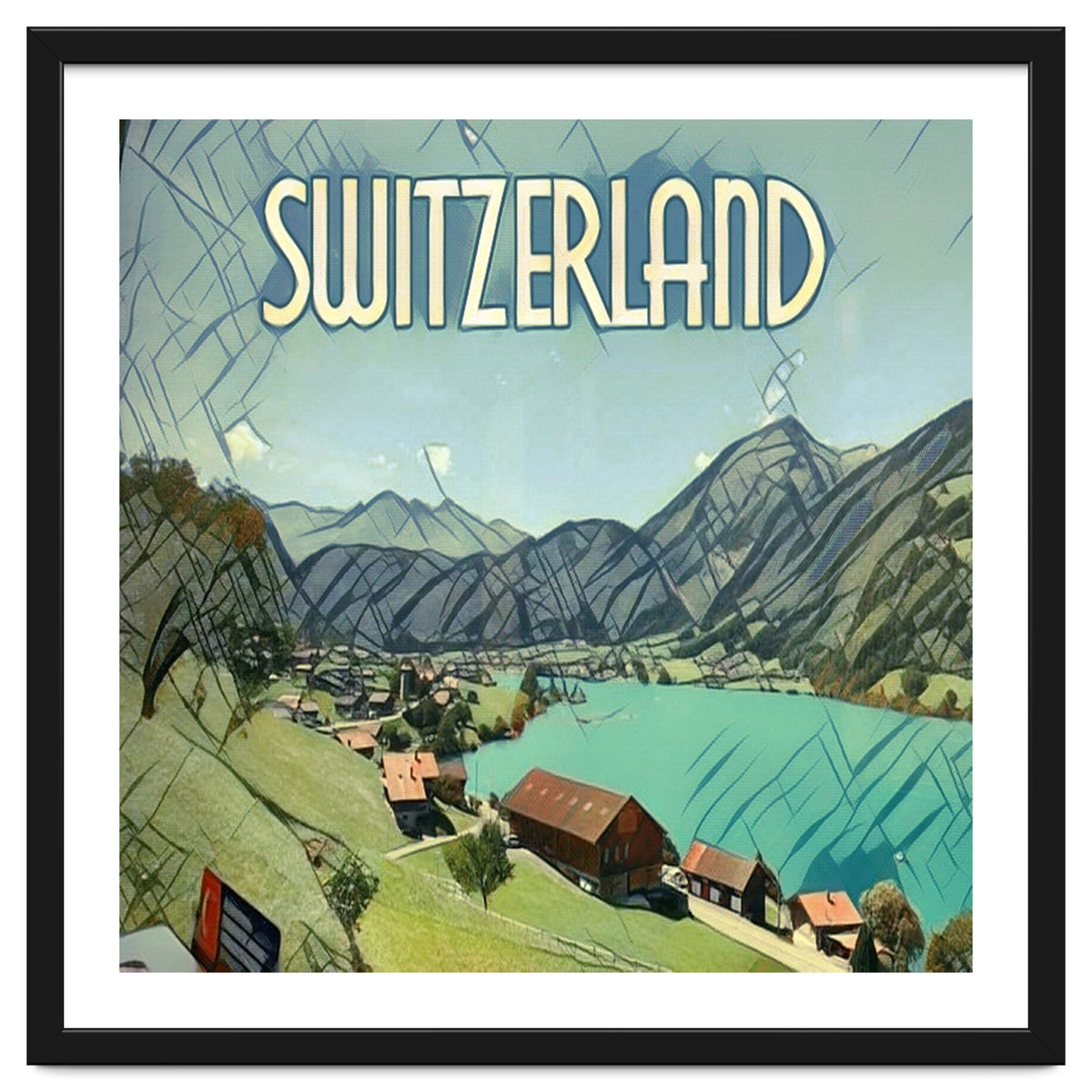 Lake Lungern, Switzerland.