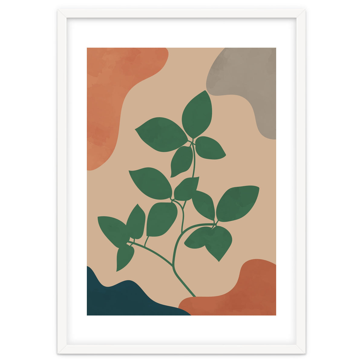 Botanical Neutral Earthy Tones