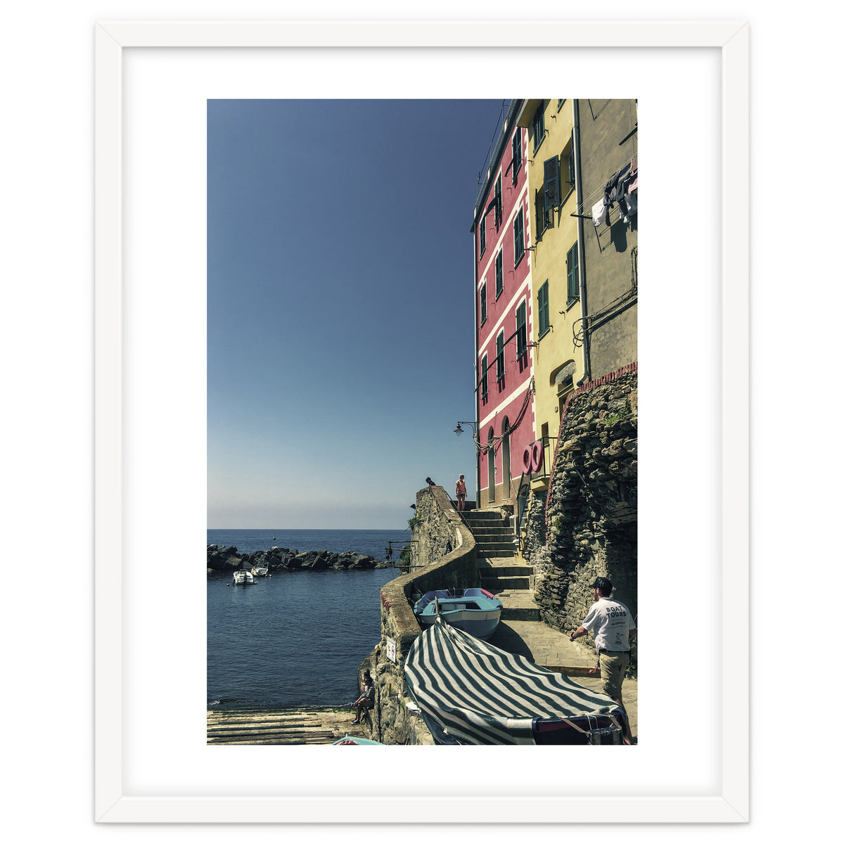 Cinque Terre Houses And Sea