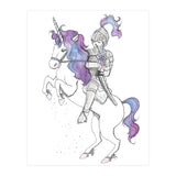 Unicorn Knight (Print Only) thumbnail