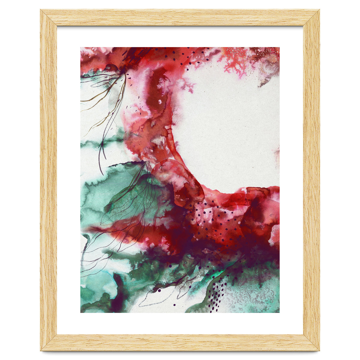 Abstract floral explosion