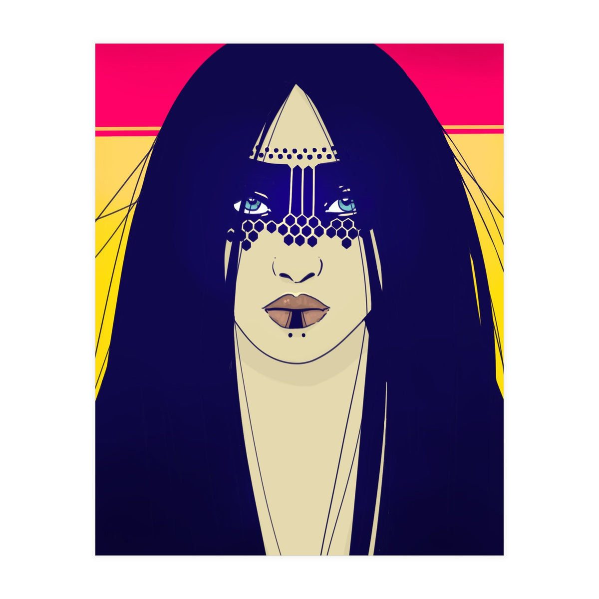 Tribal Lady (Print Only)