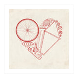 Love Bike Red (Print Only) thumbnail