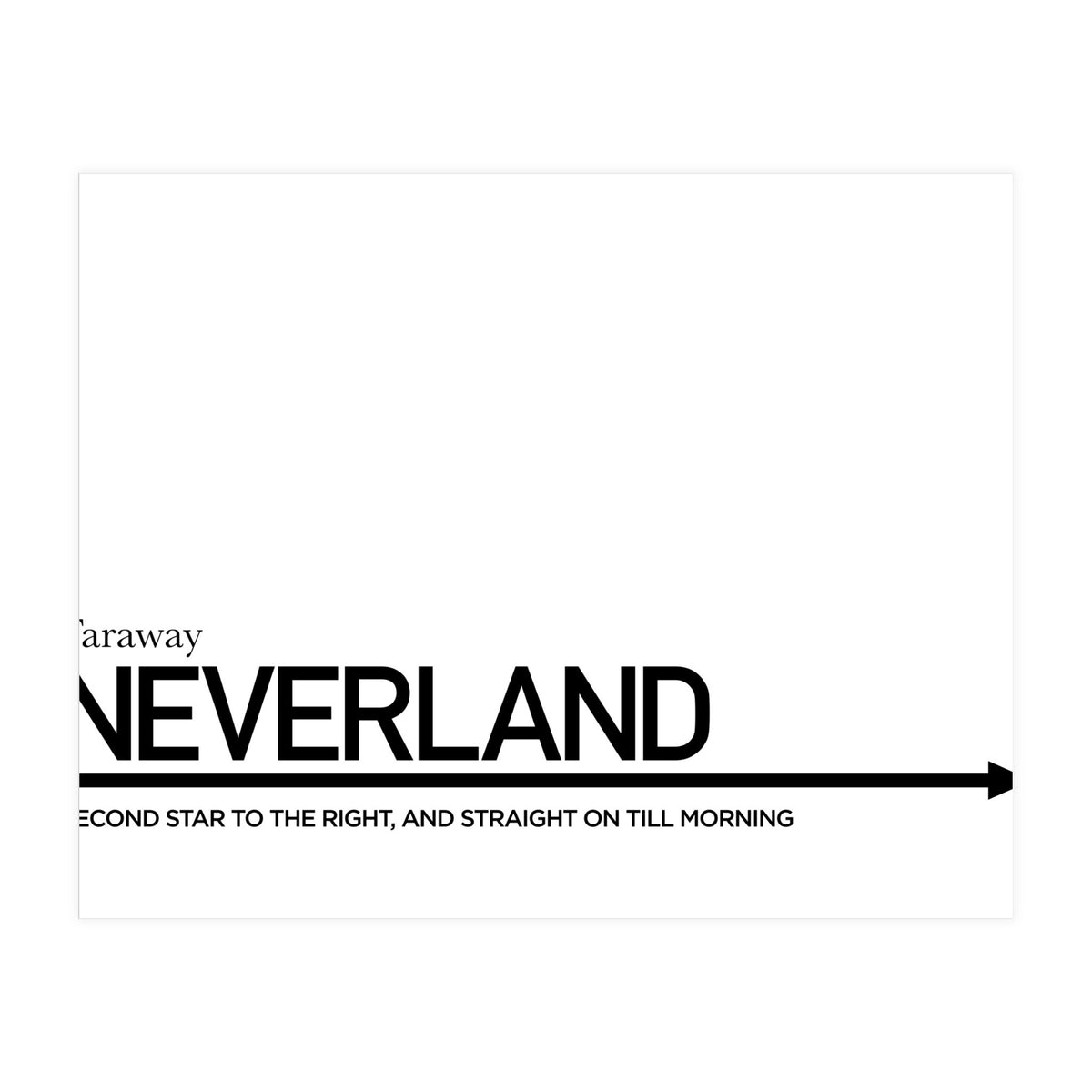TO NEVERLAND (Print Only)