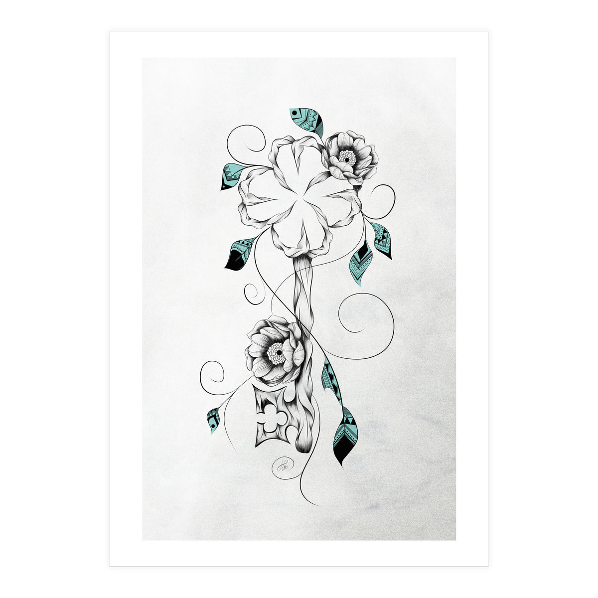 Poetic Key Of Luck (Print Only)