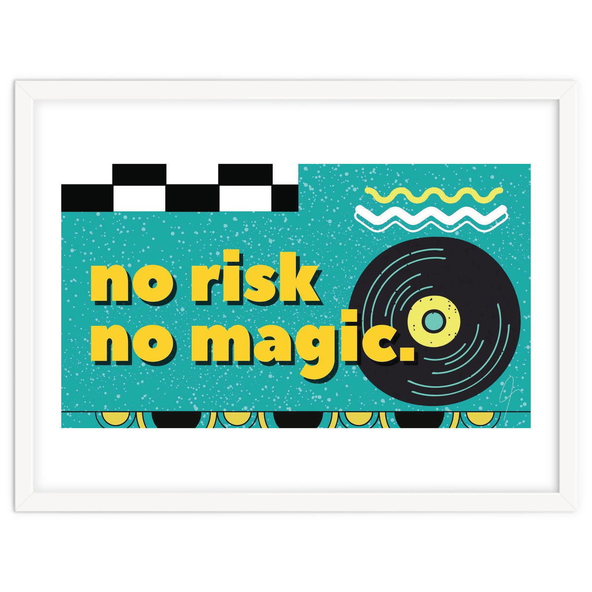 No Risk No Magic -Desktop Wallpaper