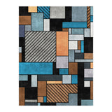 Random Concrete Pattern - Blue, Grey, Brown (Print Only) thumbnail
