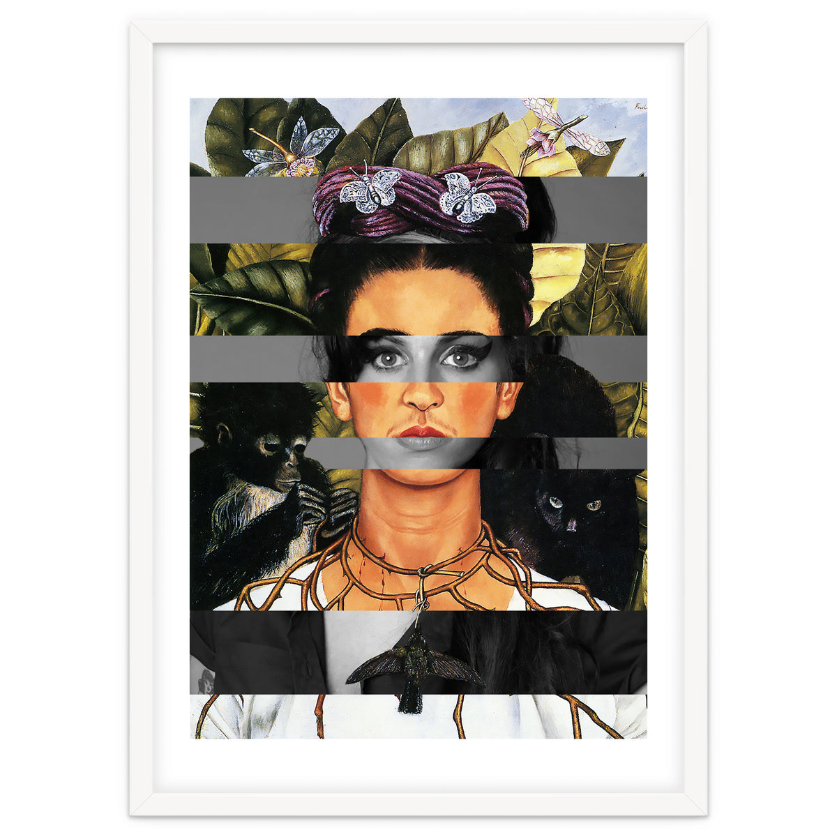 Frida's Self Portrait With Thorn Necklace & Amy Winehouse