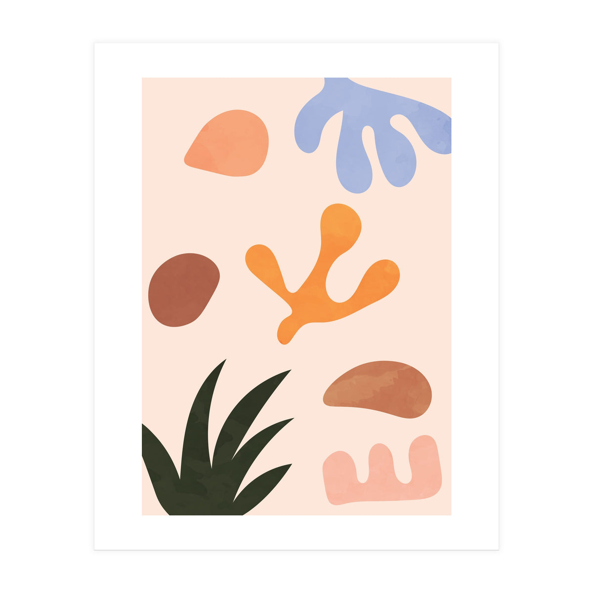 Abstract Botanical Plant (Print Only)