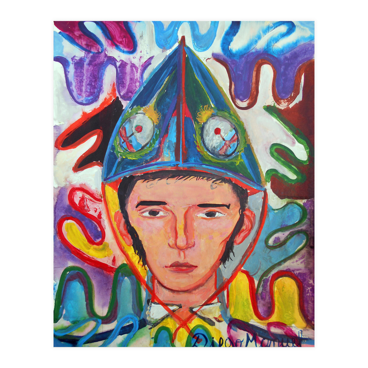 San Martin Con Sombrero Bicorneo (Print Only)