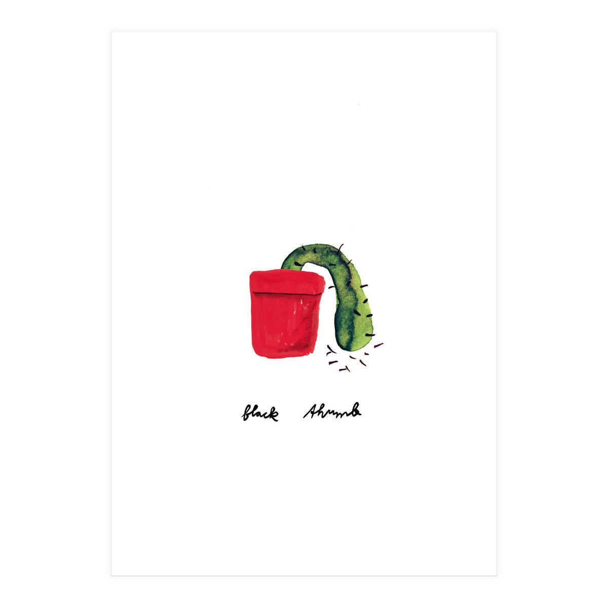 Black Thumb (Print Only)