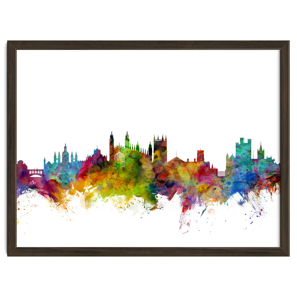 Cambridge England Skyline