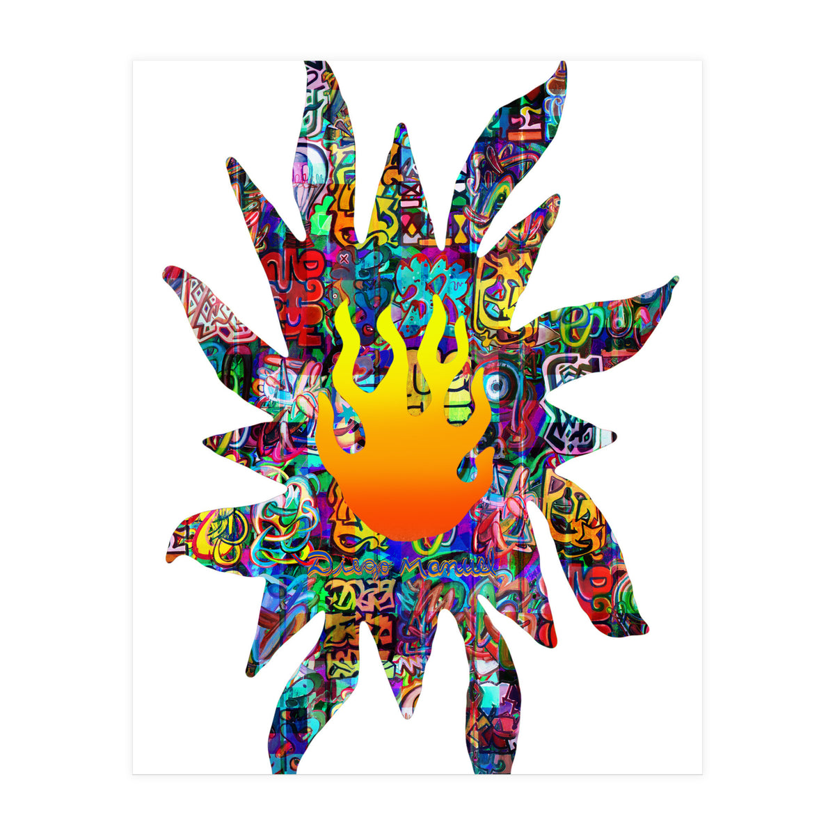 Fuego 19 Copia (Print Only)