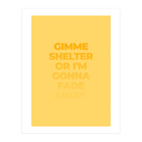 I'm Gonna Fade Away (Print Only)