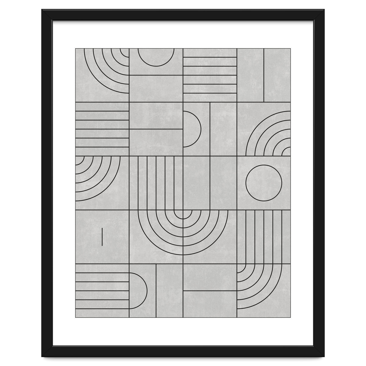 My Favorite Geometric Patterns No.21 - Grey