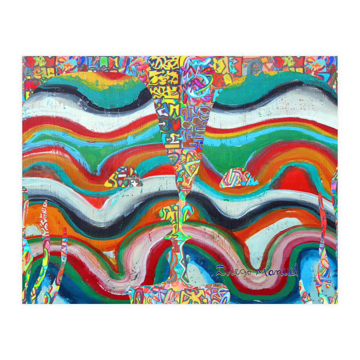 Abstracto Pop Nuevo B8 (Print Only)