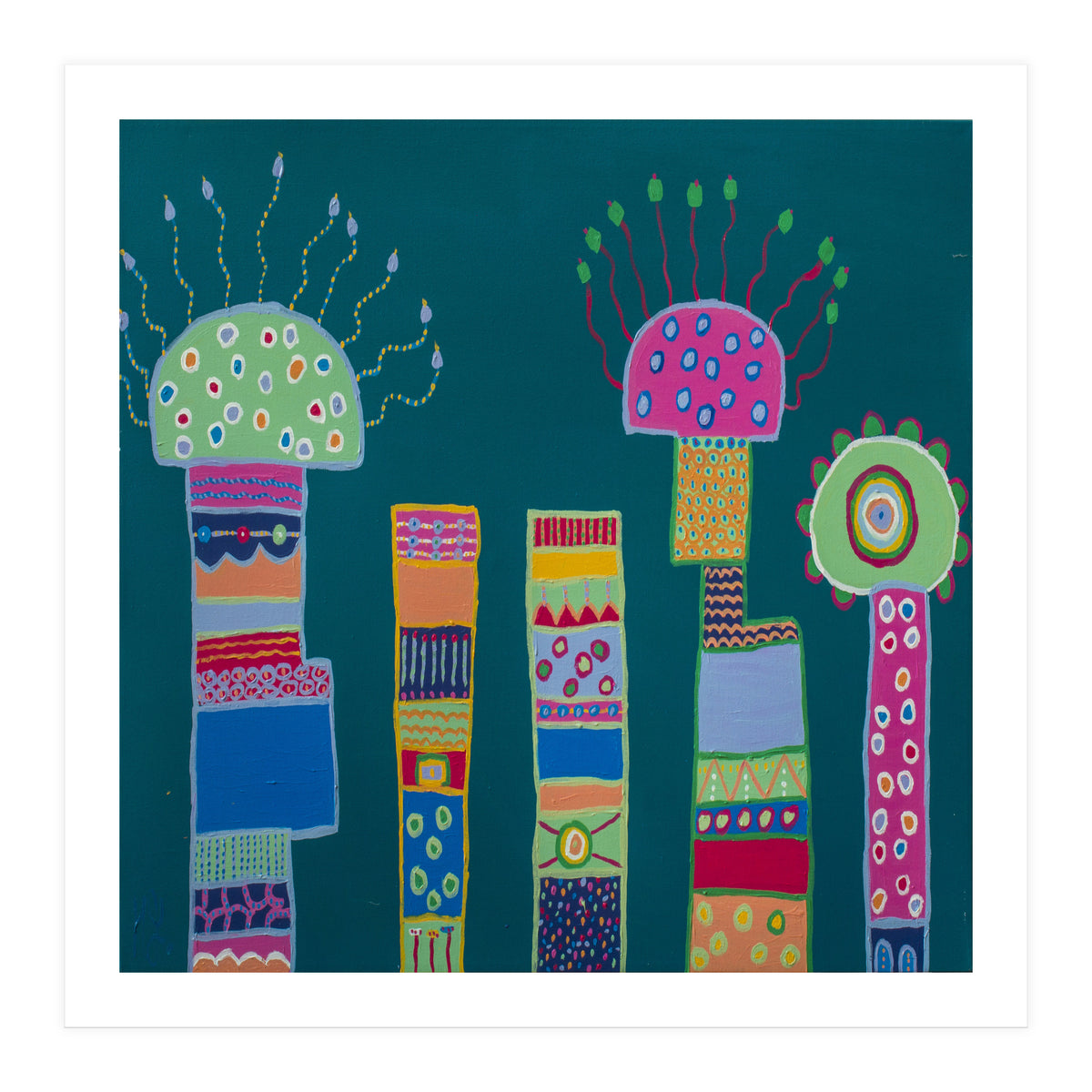 Buildings In Harmony (Print Only)