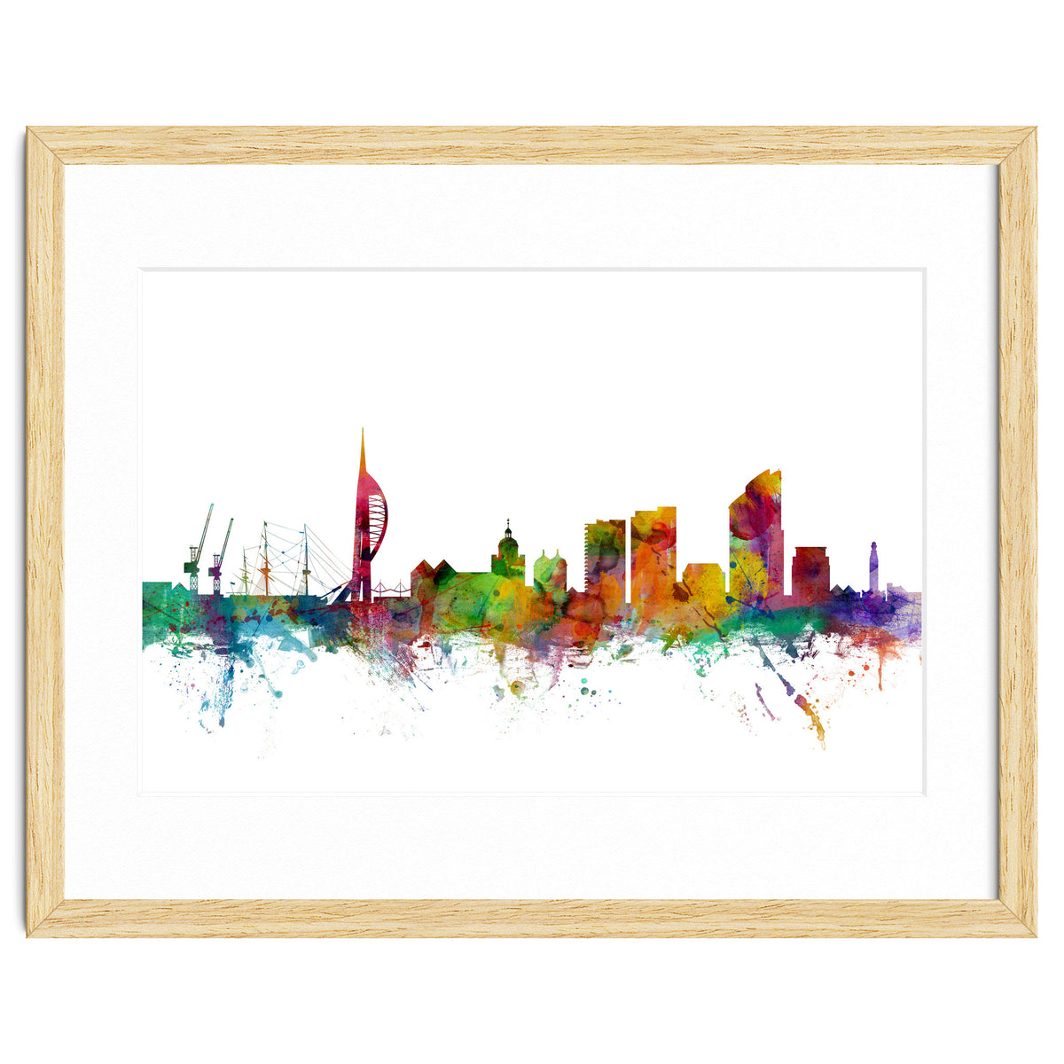 Portsmouth England Skyline