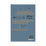 Atlanta Airport Layout (Print Only) thumbnail