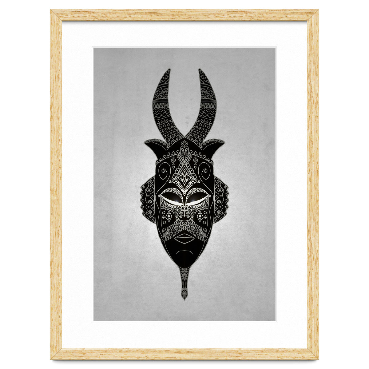 Horned Tribal Mask