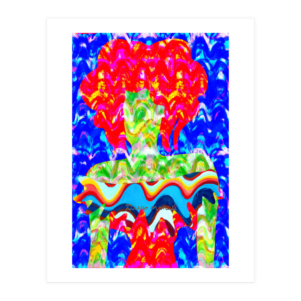 Pop Abstract girl (Print Only)