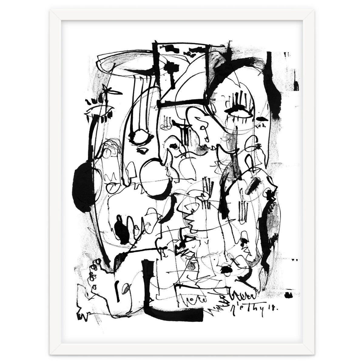 Inside The Mind - b&w