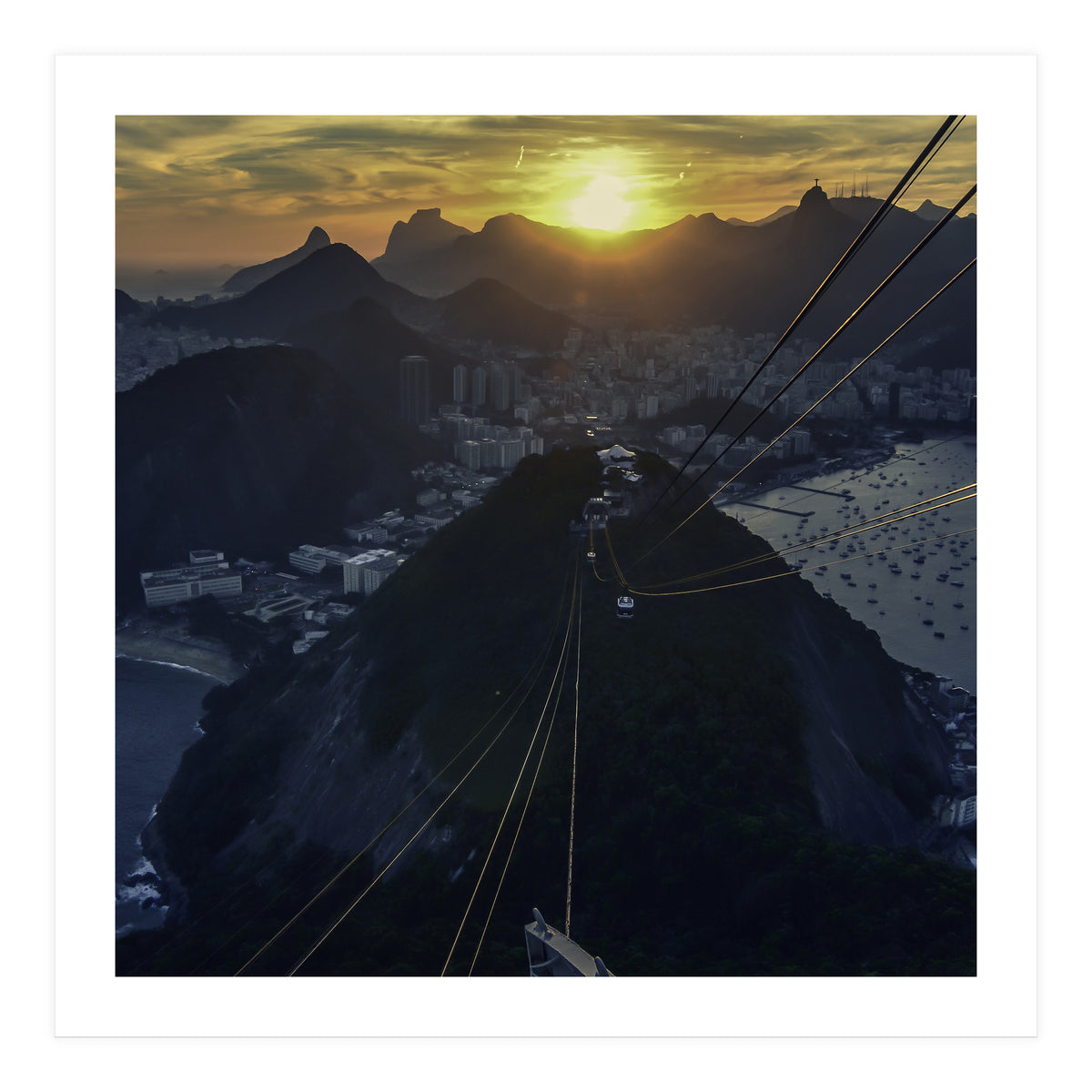 Carioca Sunset 2 1x1 (Print Only)